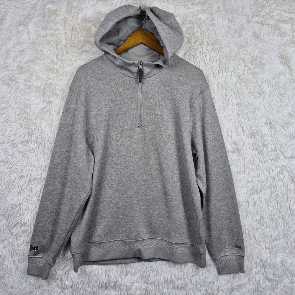 Nike Dri-FIT NBA All Hands Standard Issue Grey Quarter Zip Hoodie Mens M